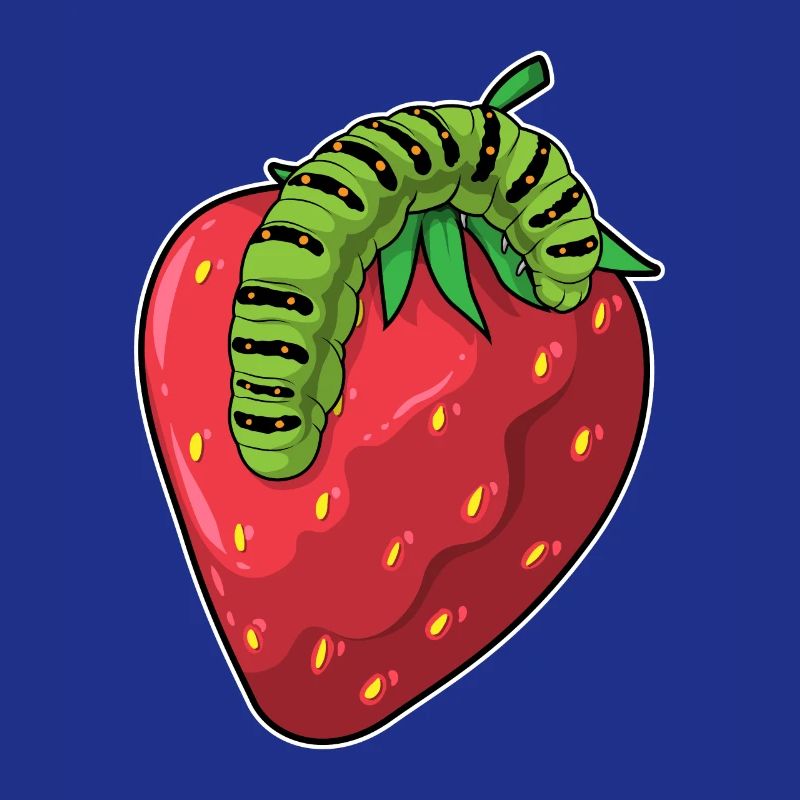 Fraise chenille