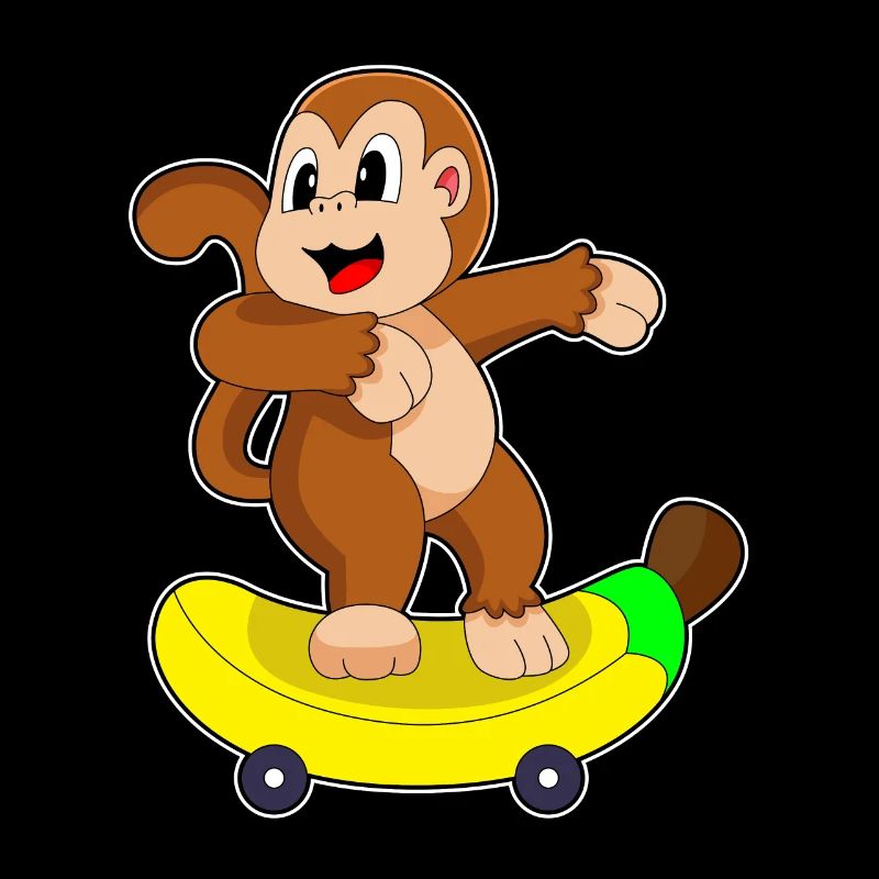 Monkey Banana Skater Skateboard