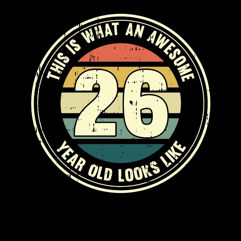 26th birthday so you see with 26 retro gift