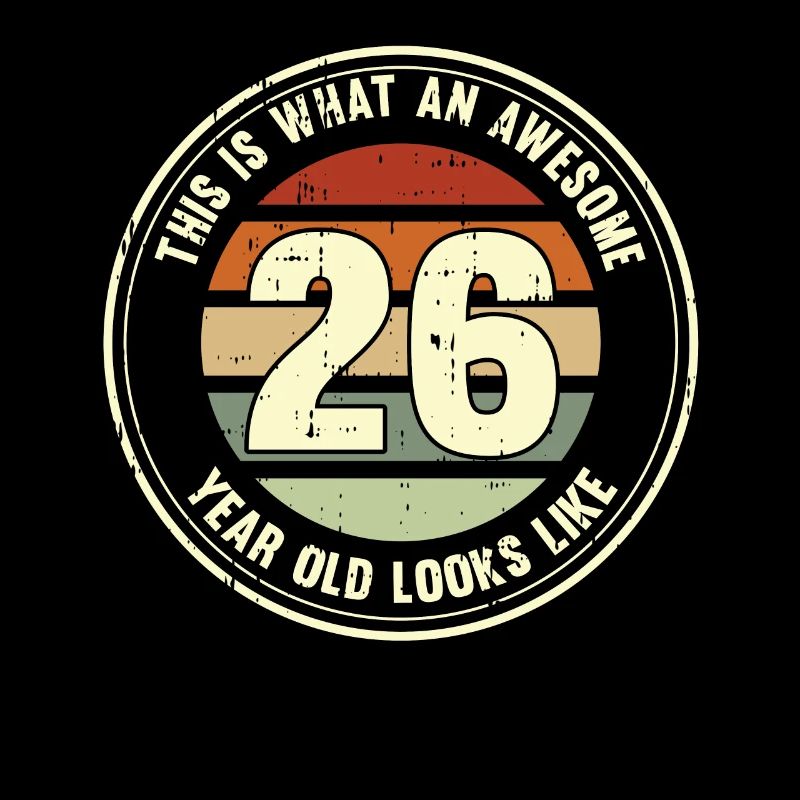 26th birthday so you see with 26 retro gift