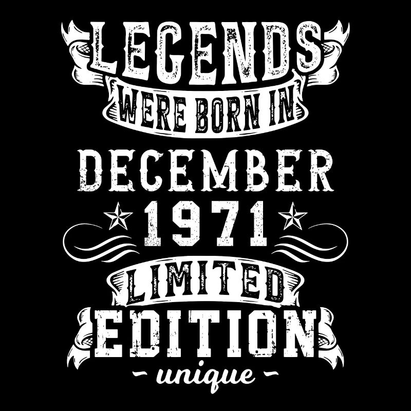 Anniversaire Décembre 1971 année Edition Limitée