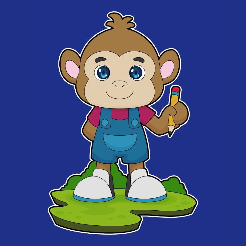 École de crayons Monkey Student