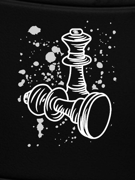 Chess pieces drawing