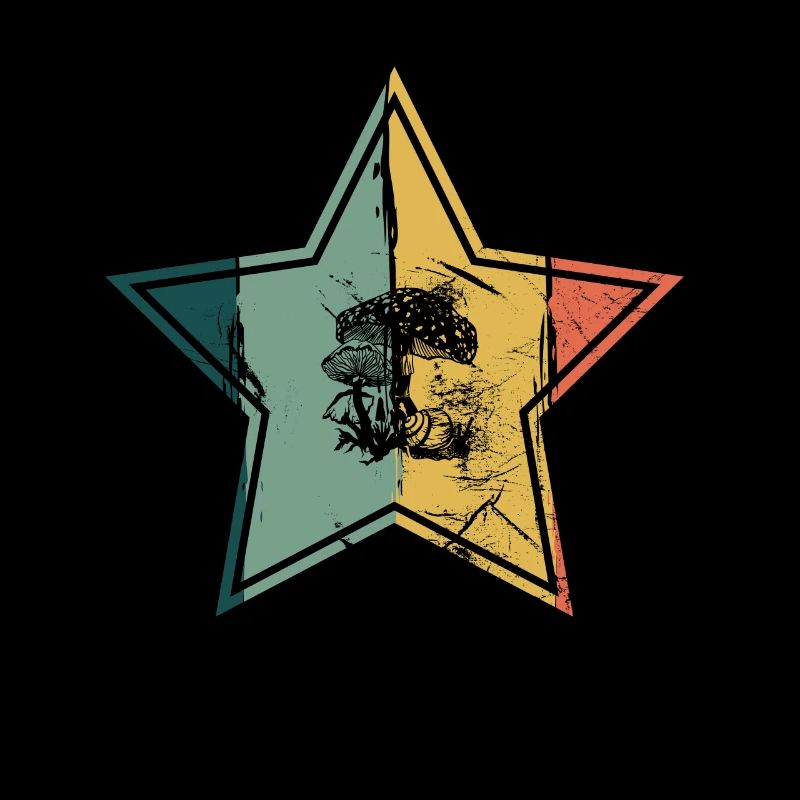 Champignons Champignons Crapaud Crapaud Cadeau Rétro