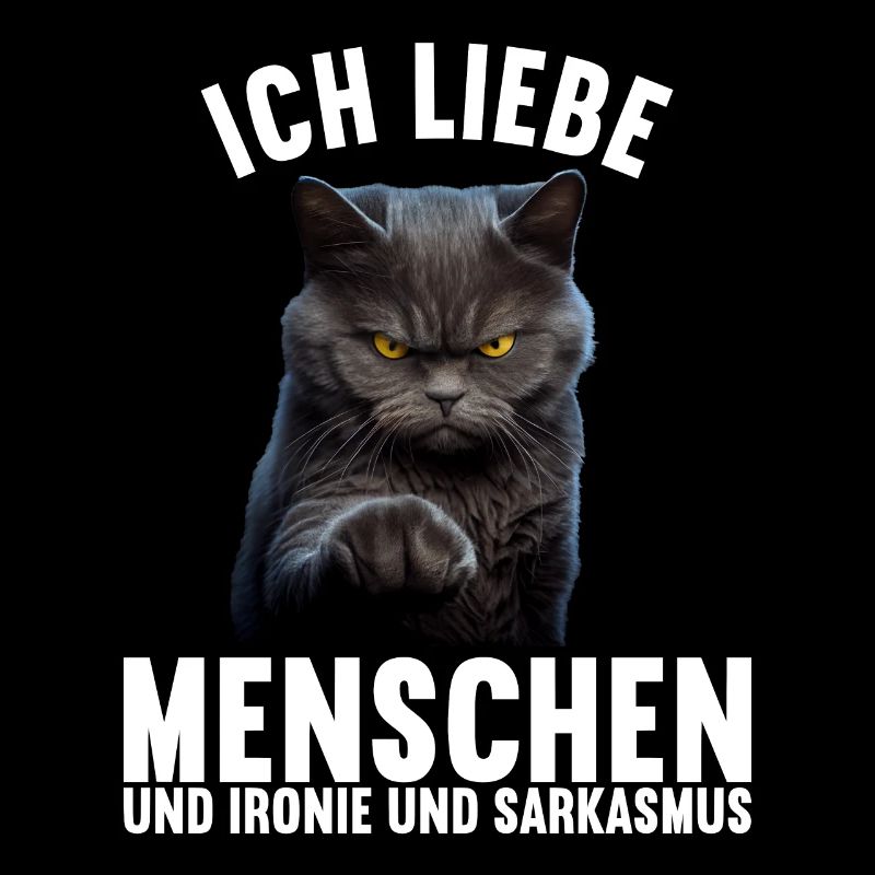 Ich liebe Menschen und Ironie und Sarkasmus