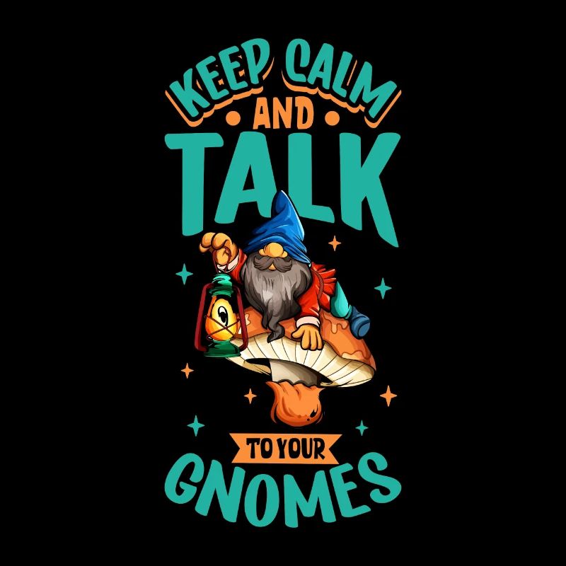 Rede mit deinen Wichteln - Gartenzwerg