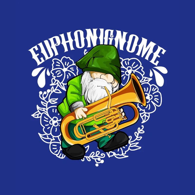 Euphonignome - Gartenzwerg mit Euphonium