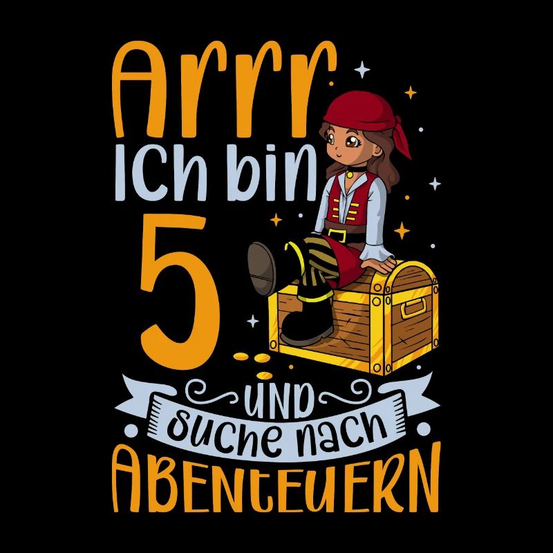 Ich bin 5 - Mädchen Pirat