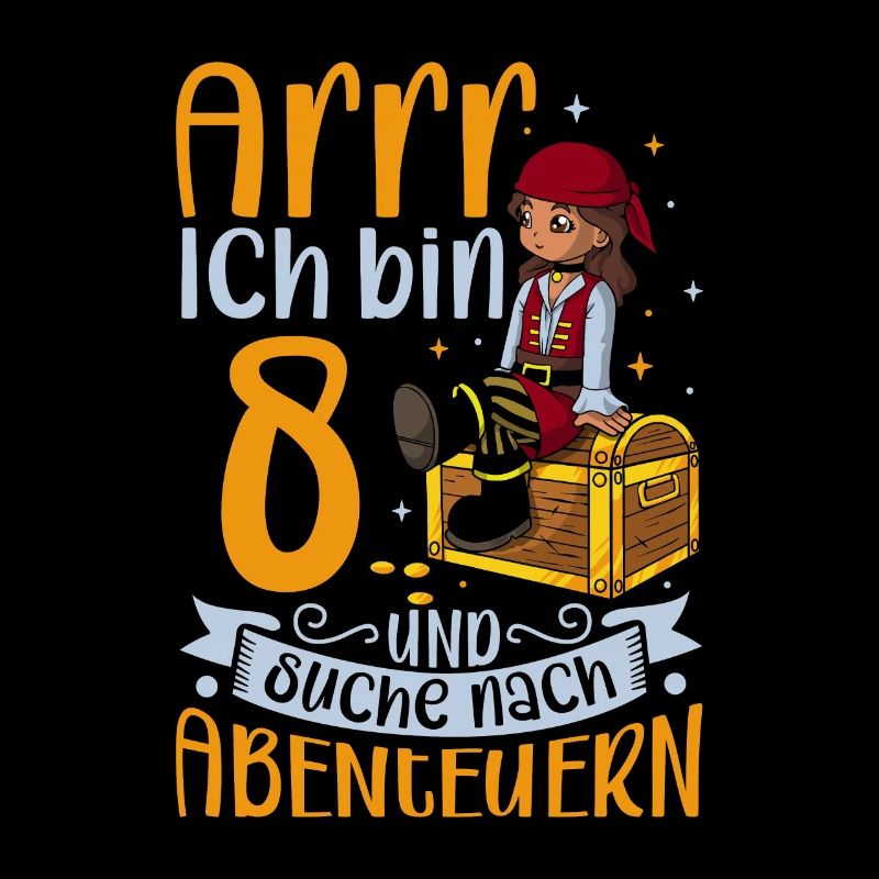Ich bin 8 - Mädchen Pirat