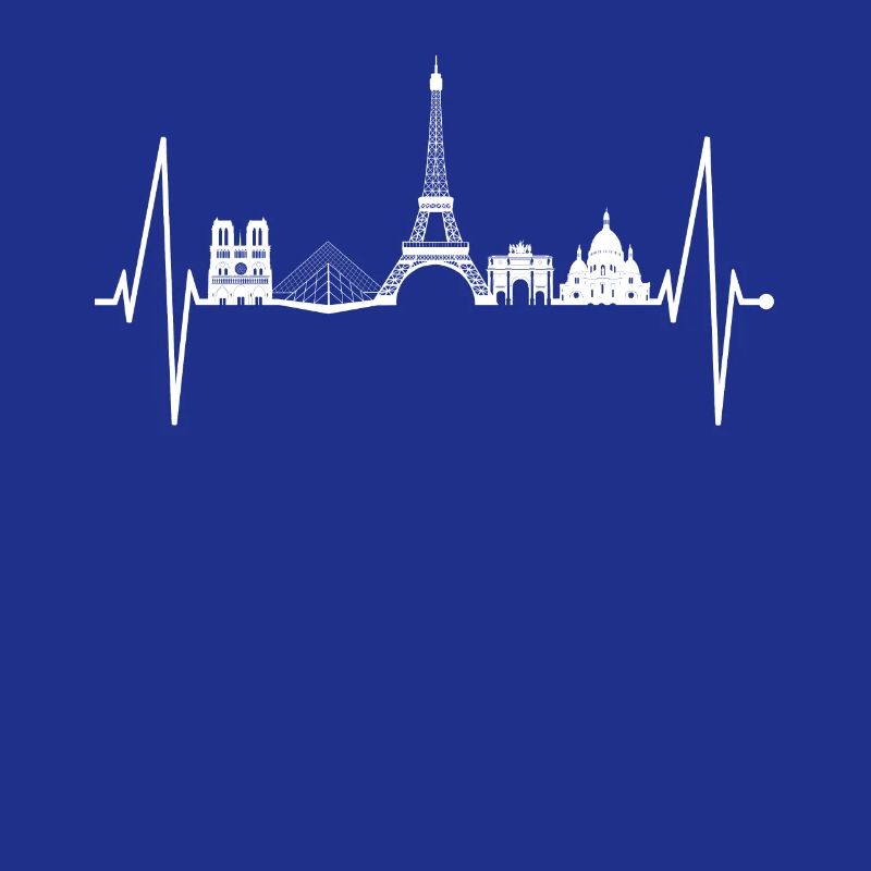 Paris Skyline Herzschlag Eiffelturm Frankreich