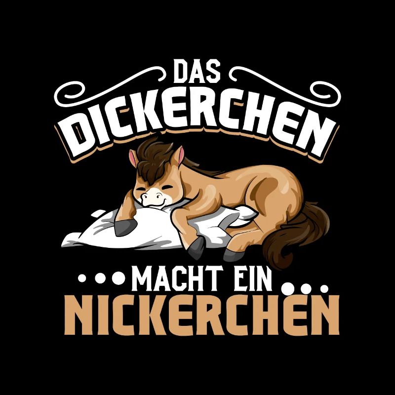 Pferd - Das Dickerchen macht ein Nickerchen