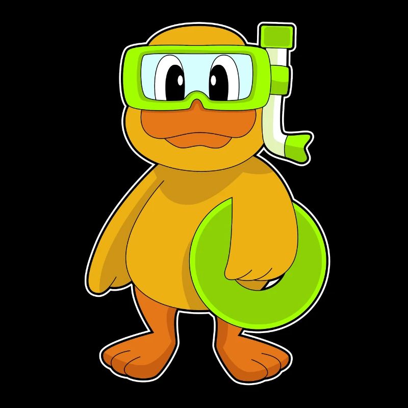 Duck Swimming Snorkel