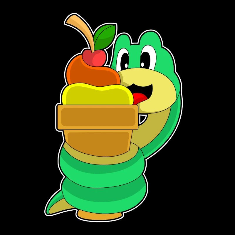 Crème glacée gaufre serpent