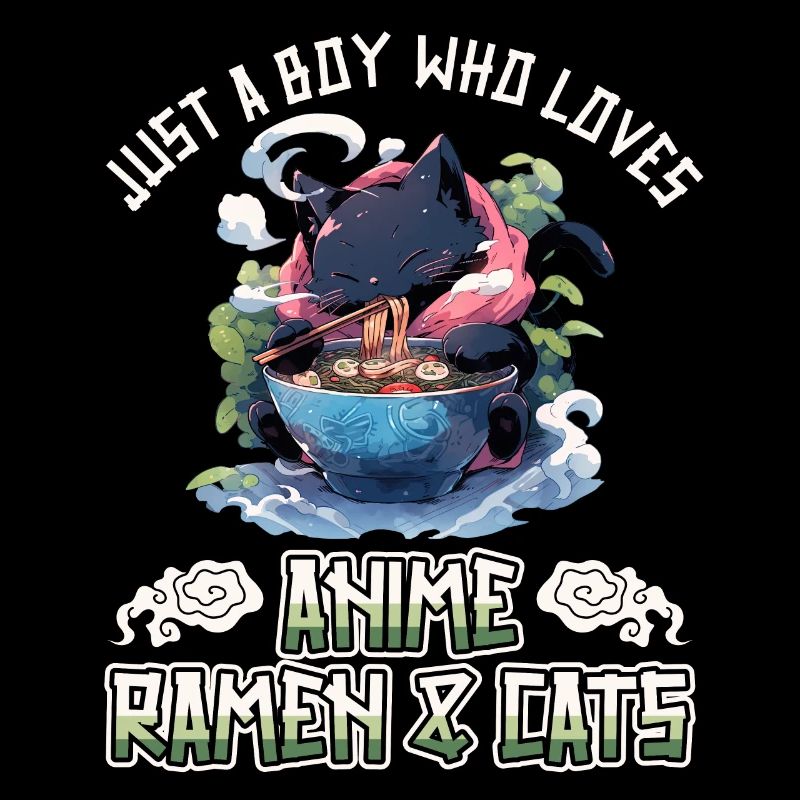 Juste un garçon qui aime les ramen et les chats d’anime