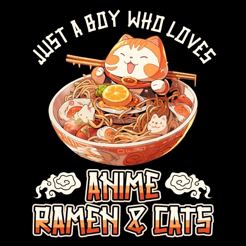 Juste un garçon qui aime les ramen et les chats d’anime