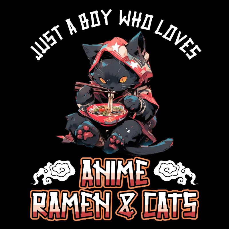 Juste un garçon qui aime les ramen et les chats d’anime