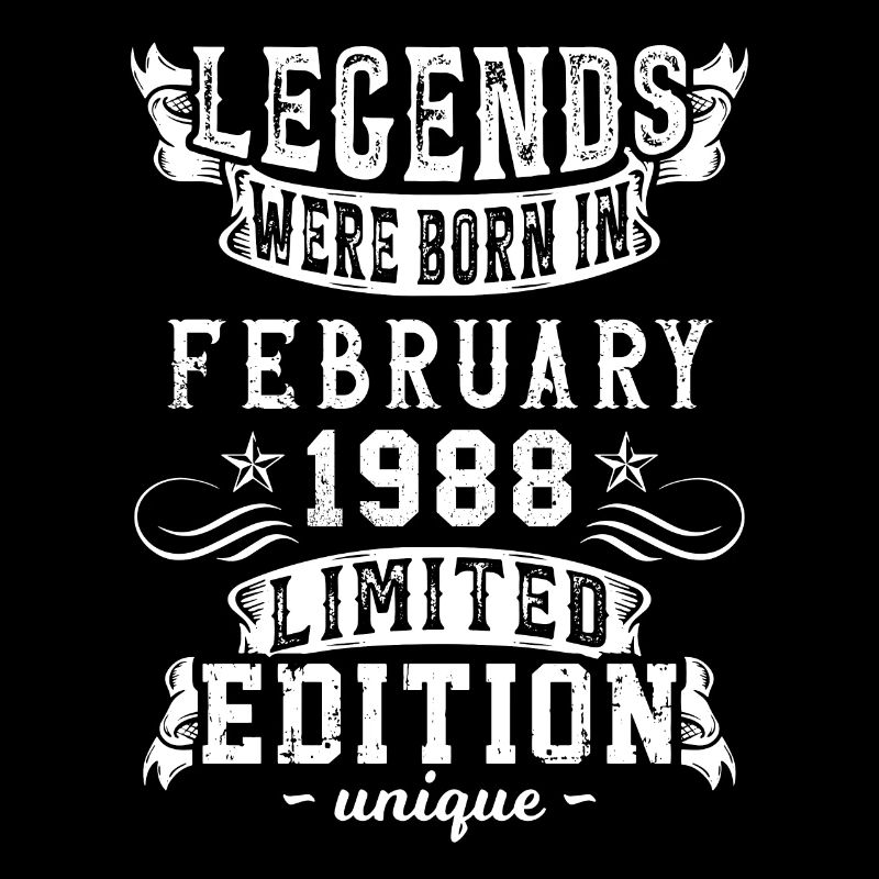 Anniversaire Février 1988 année Edition Limitée