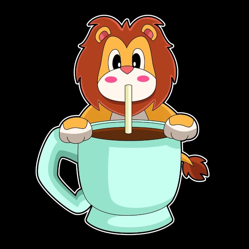 Tasse de café Lion