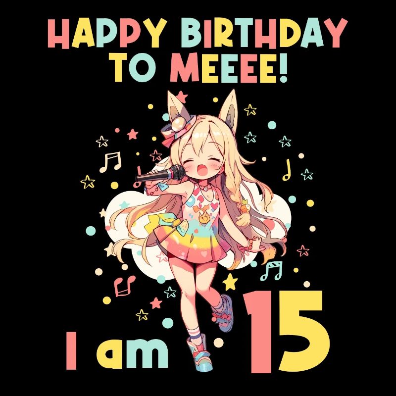 Anime Mandga K-Pop KPop Mädchen 15. Geburtstag