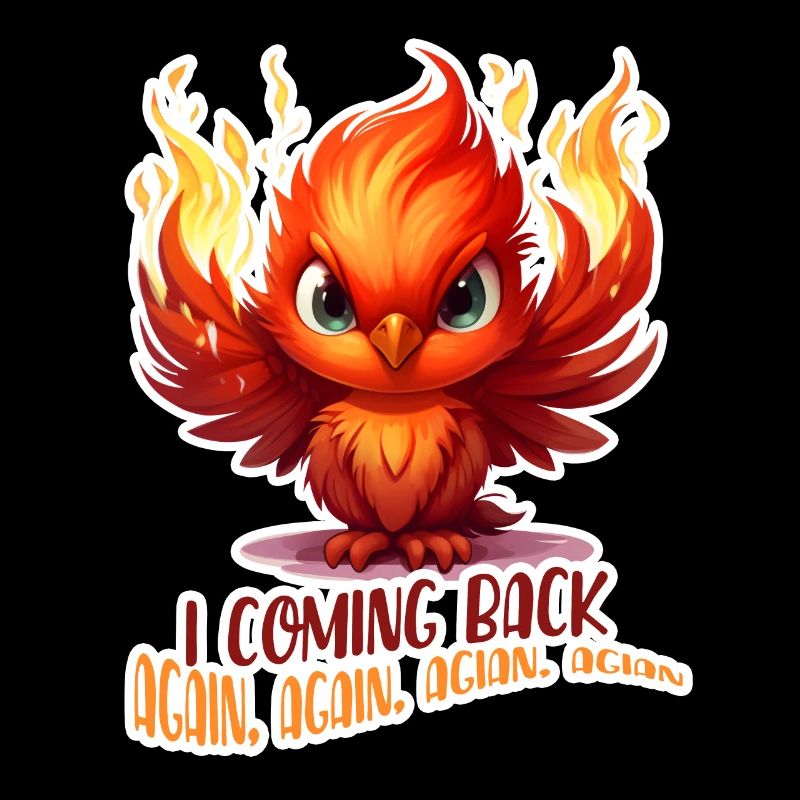 Cartoon Phönix Come Back Again Shirt