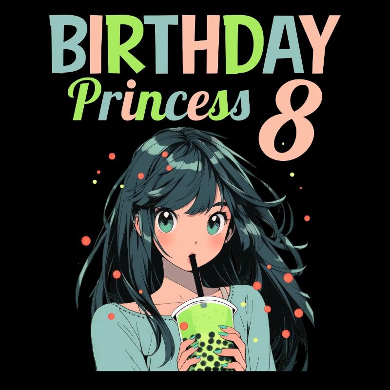 Anime Mandga Boba Bubble Tea 8ème anniversaire