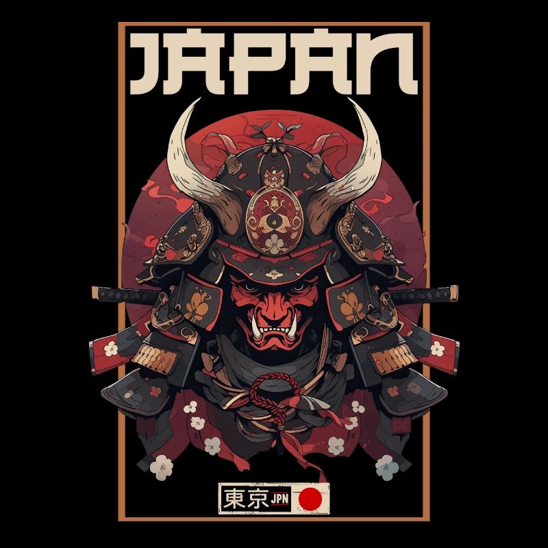 Asie 80s Samouraï Rétro Japonais Samouraï