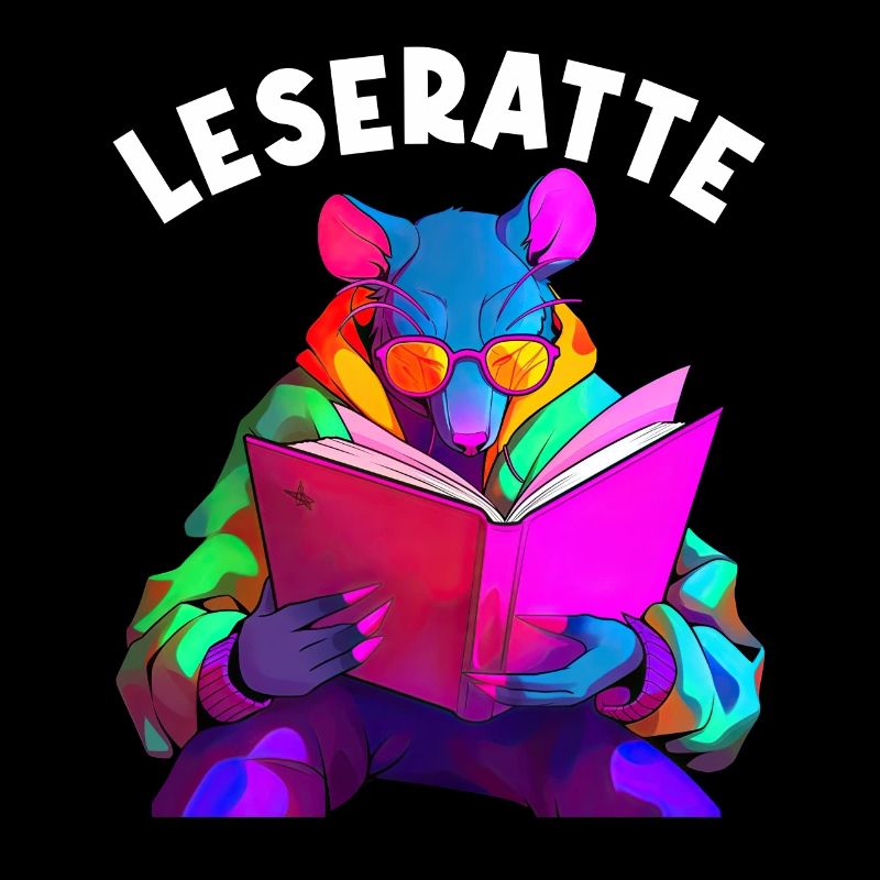 Leidenschaftlicher Leser Leserin Leseratte
