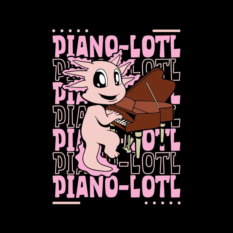 Pianolotl - Axolotl am Klavier