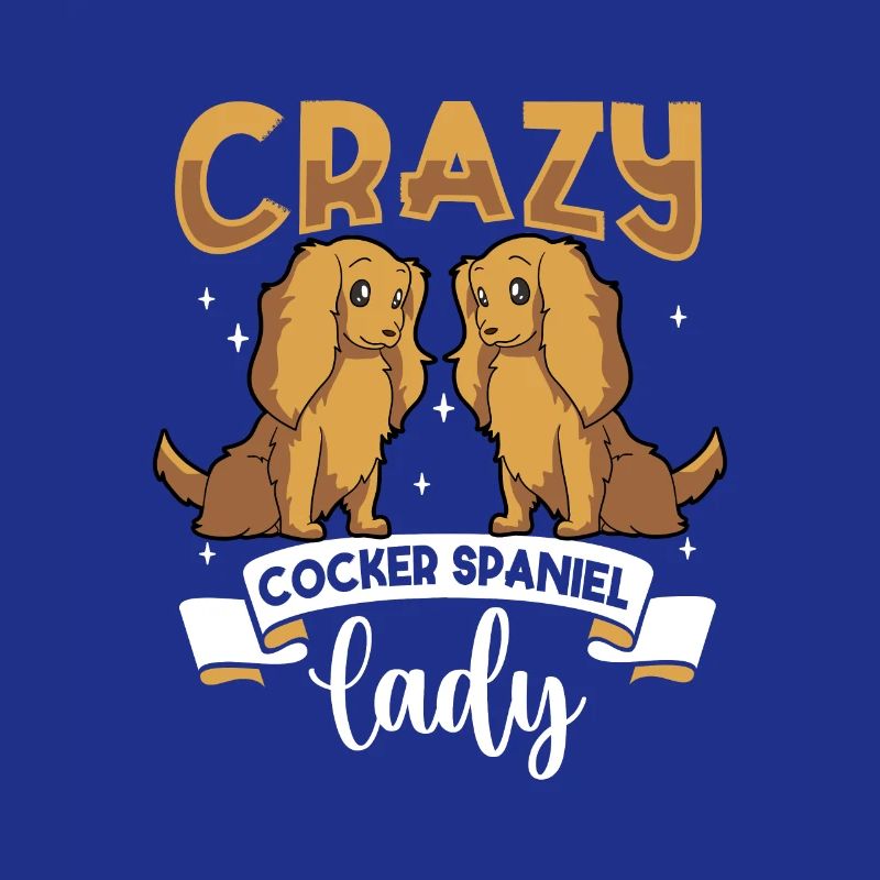 Crazy Cocker Spaniel Lady - Cocker Spaniel