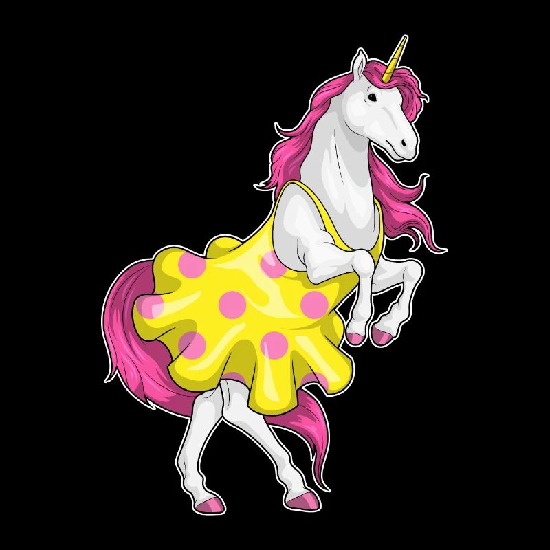 Robe licorne à pois