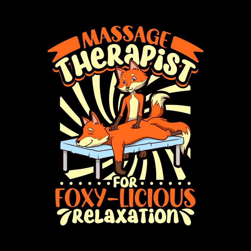 Renard se faisant masser