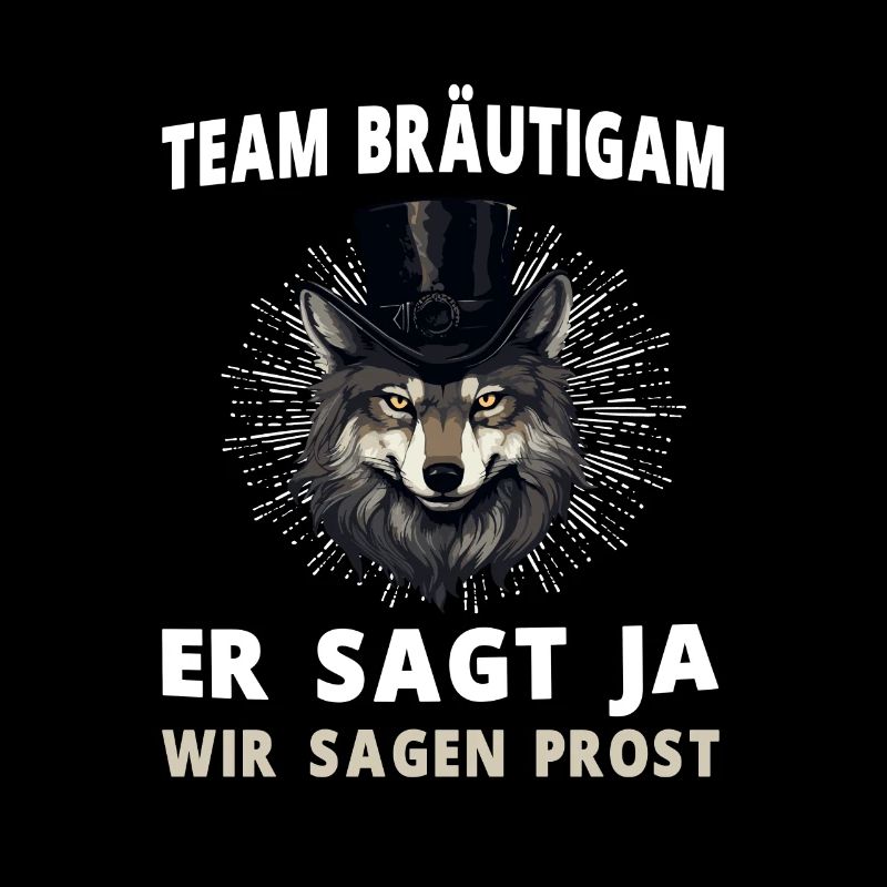 Wolf Junggesellenabschied Bräutigam Hochzeit