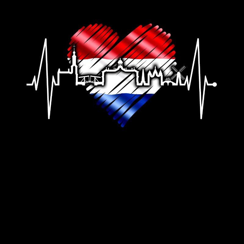 Amsterdam Skyline Netherlands Heartbeat Holland