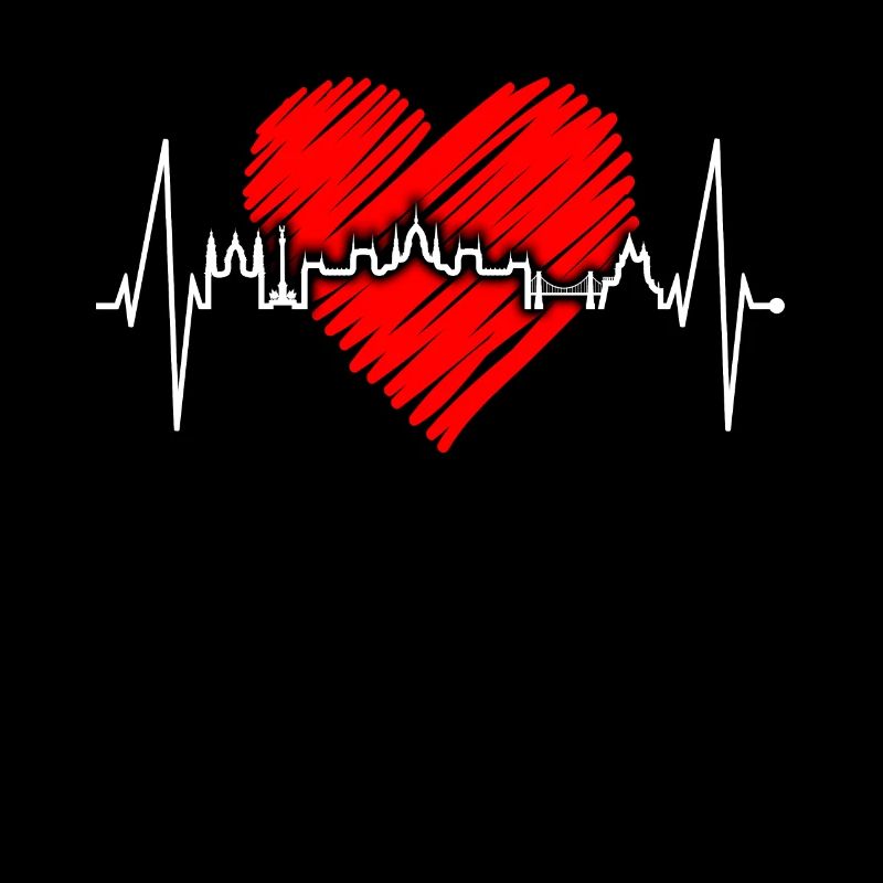 Budapest Skyline Heartbeat Hungary Heart Budapester