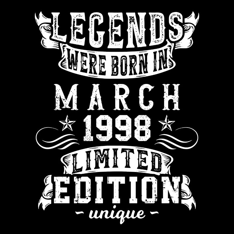 Birthday March 1998 Year Limited Edition