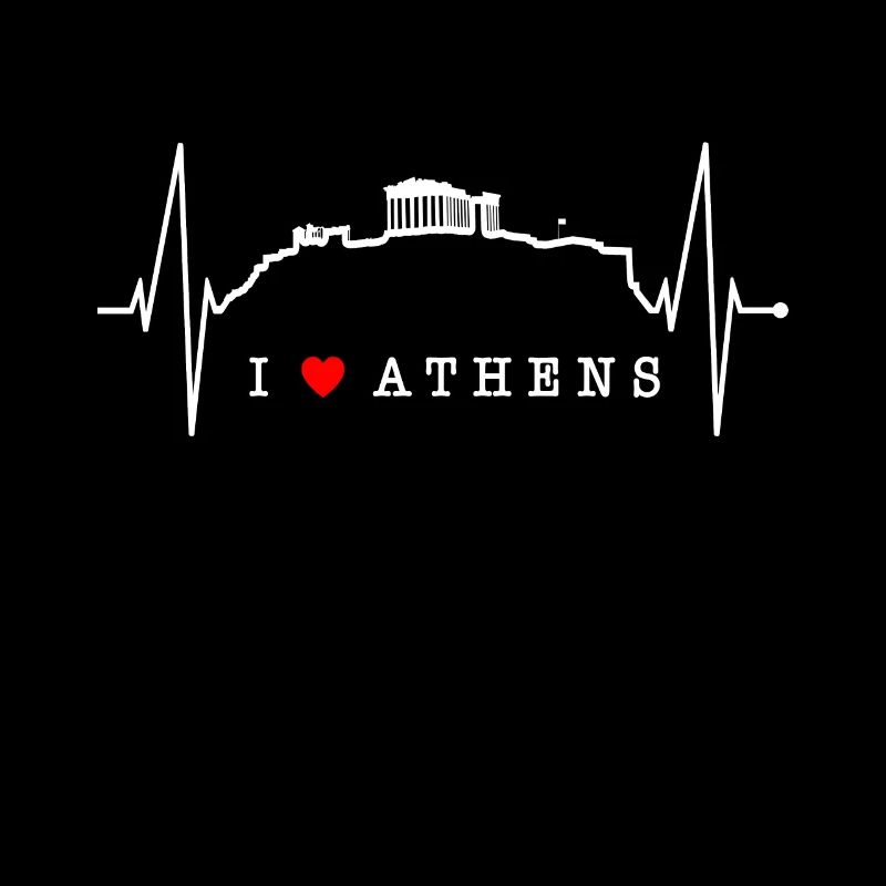 Athens Skyline Heartbeat Greece Acropolis