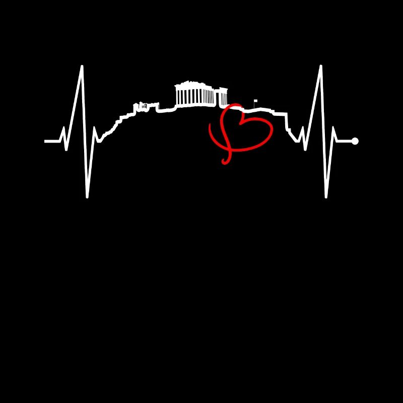 Athènes Skyline Heartbeat Grèce Acropole