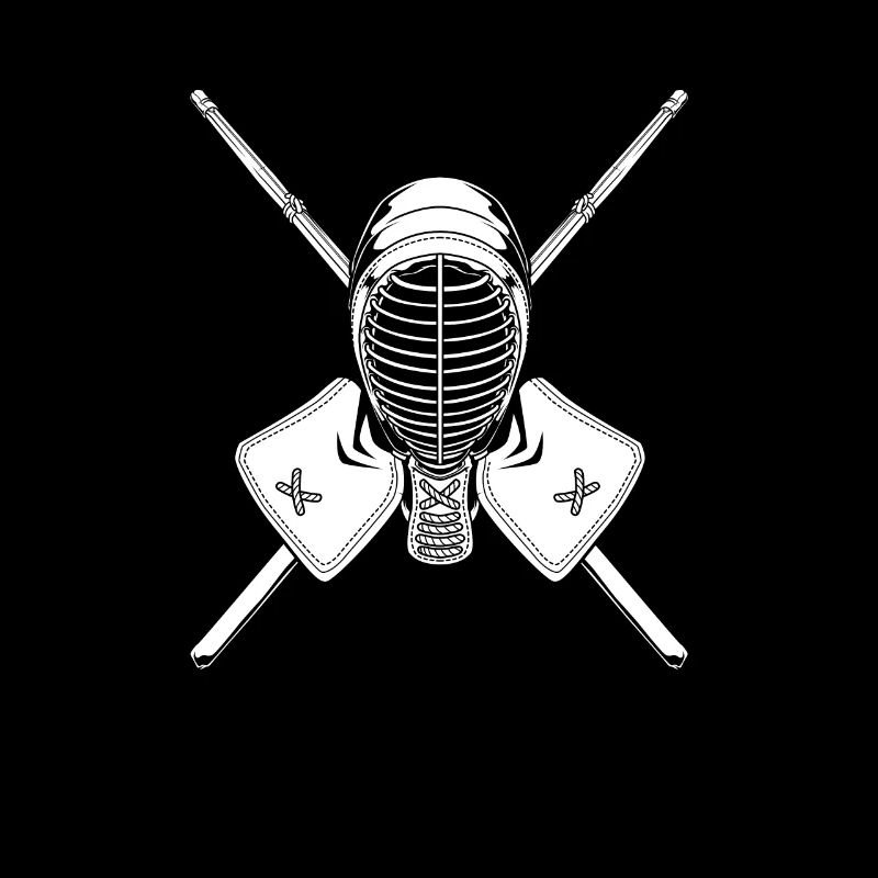 Kendo Men und Bambusschwerter - Kendo