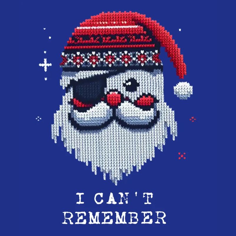 Santa Claus with Eye Patch Knitting Pattern