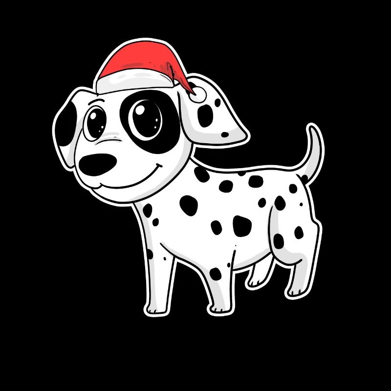 Dalmatiner Hund Tier Weihnachten