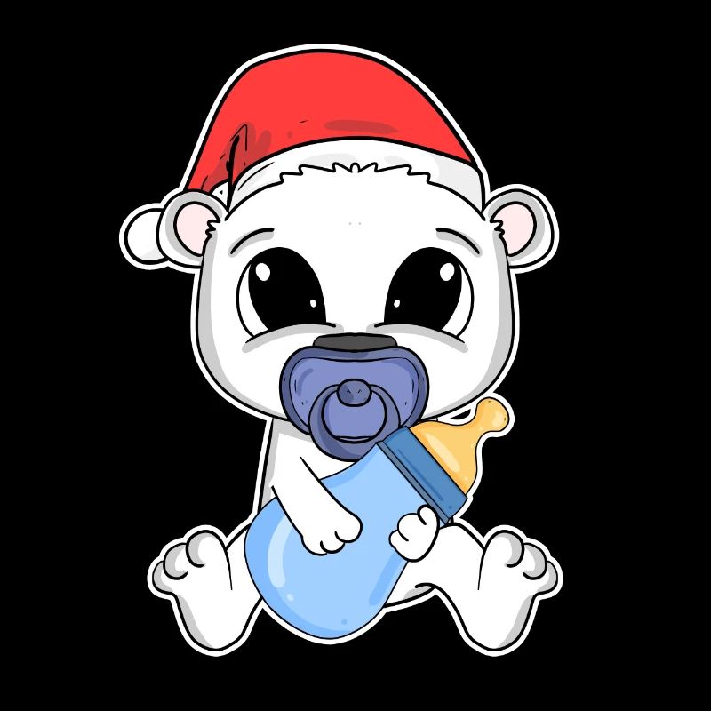 Ours bébé Noël ours polaire