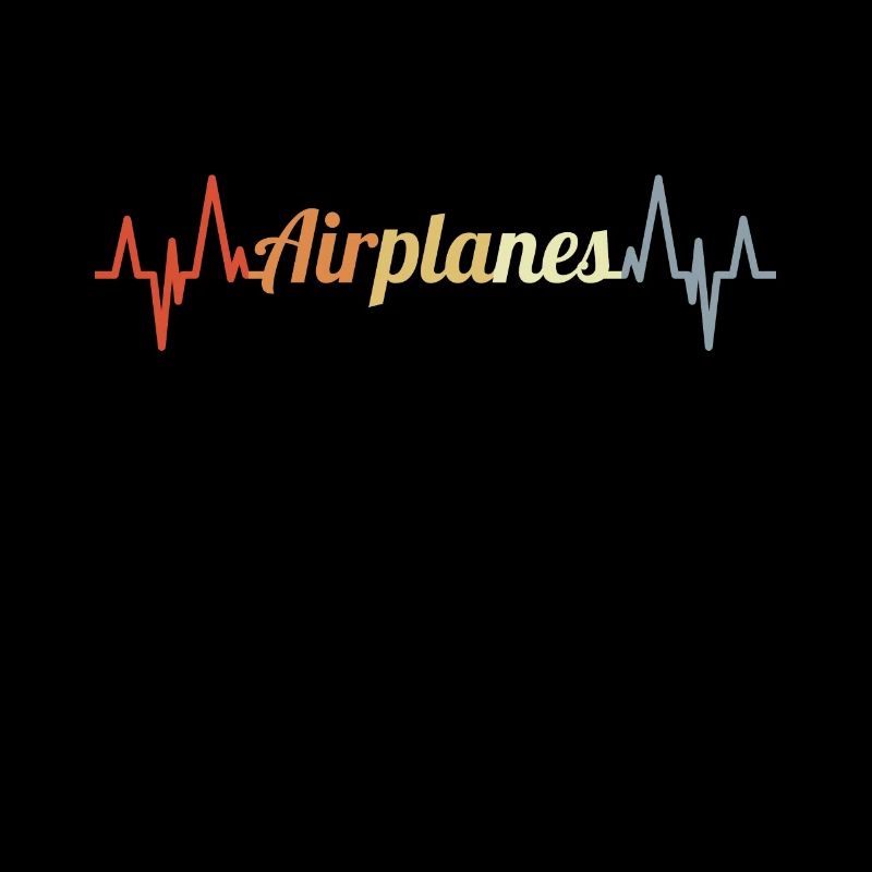 Airplanes Heart Palpitations Vintage Look