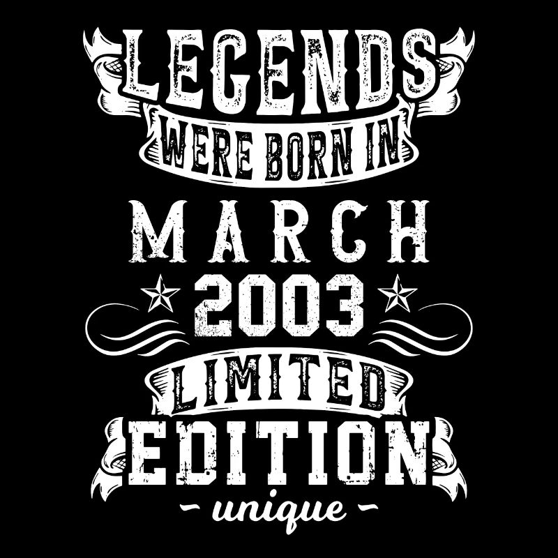 Anniversaire Mars 2003 Année Édition Limitée