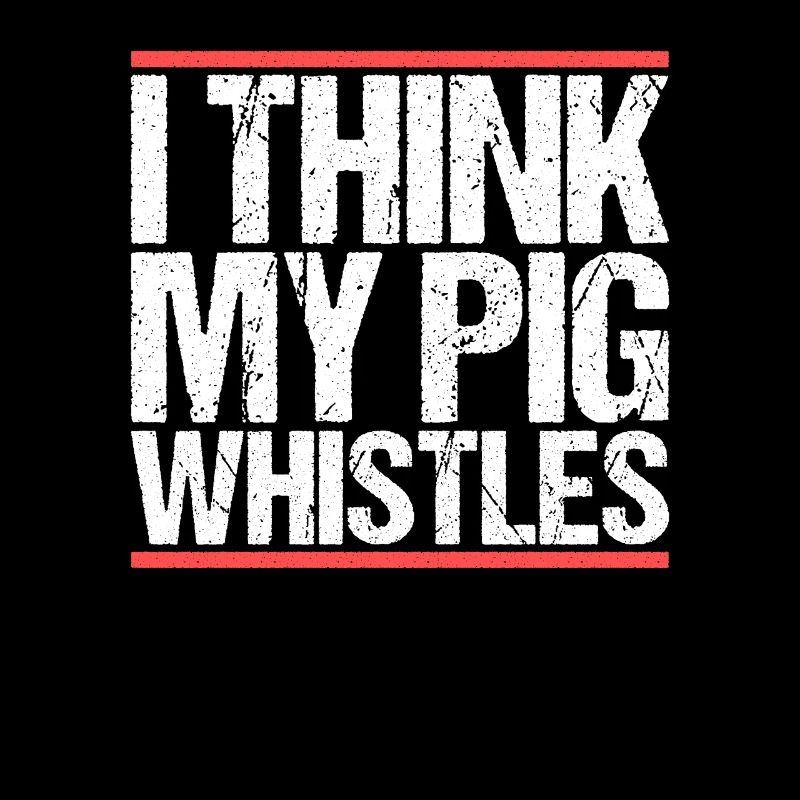 Je pense que mon cochon siffle Denglish