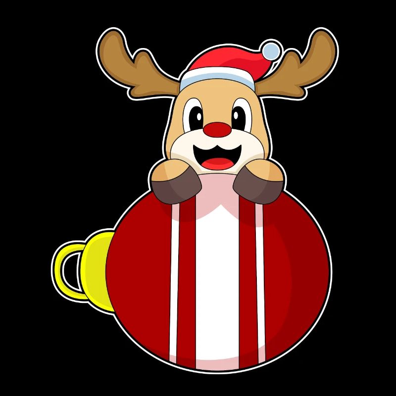 Cloche de Noël de Noël de renne