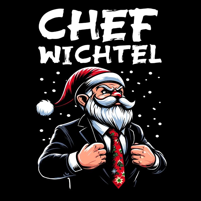 Chef Wichtel stylischer Weihnachts Gnome