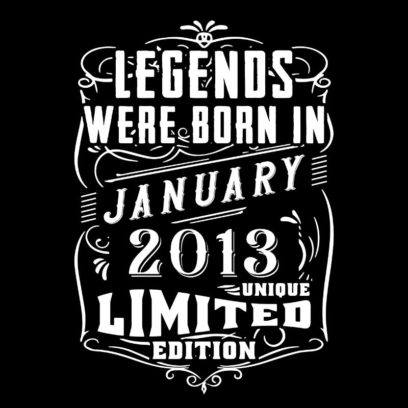Anniversaire Janvier 2013 Année Edition Limitée