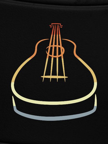Retro Ukulele Sketch
