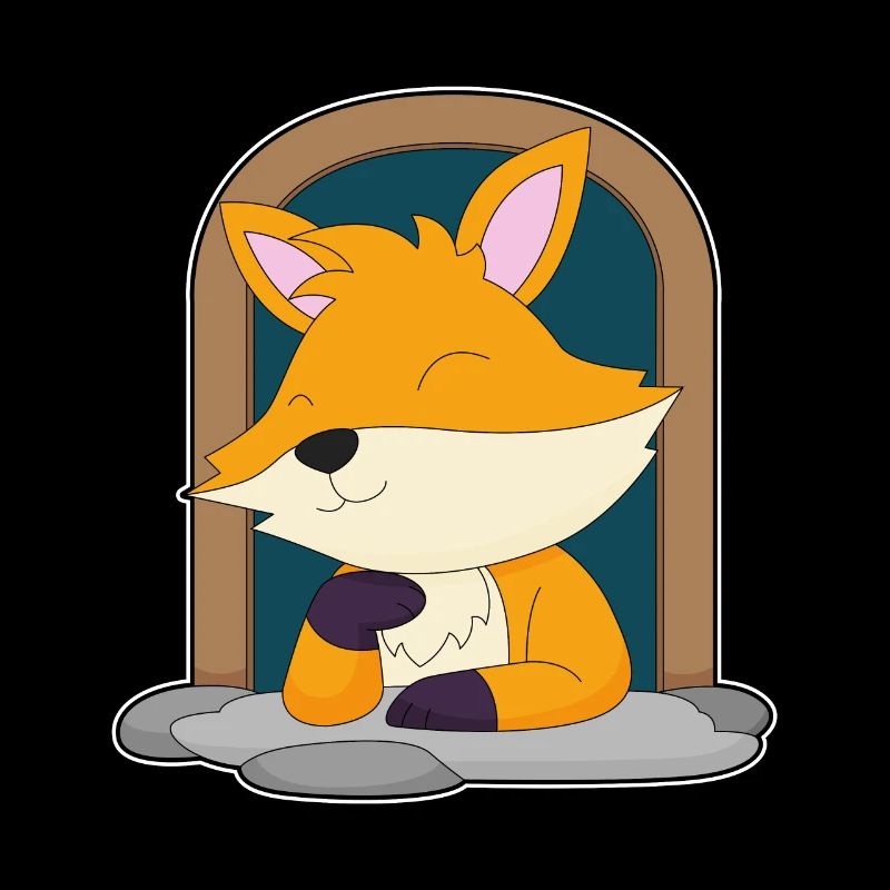 Fox in a window