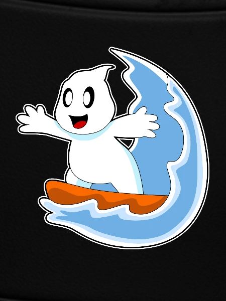 Ghost Halloween Surfing